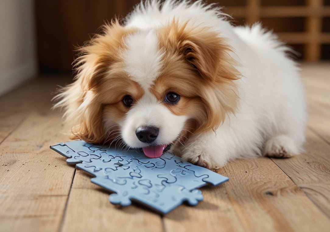 DIY doggie puzzles