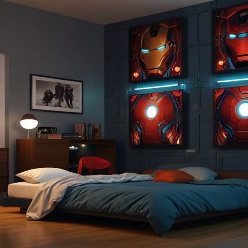 What are some suggestions for Marvel bedroom ideas?