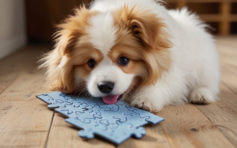 DIY doggie puzzles